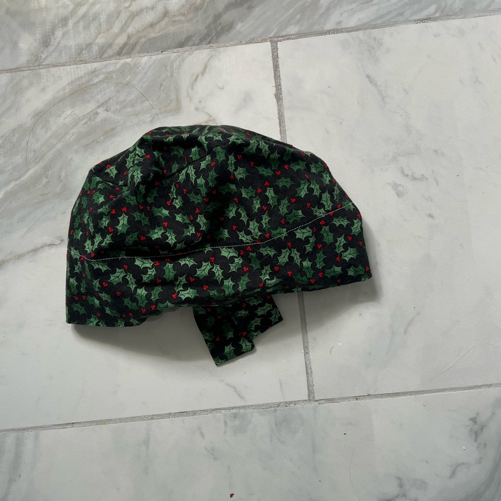 🩺 homemade Christmas scrub cap🩺